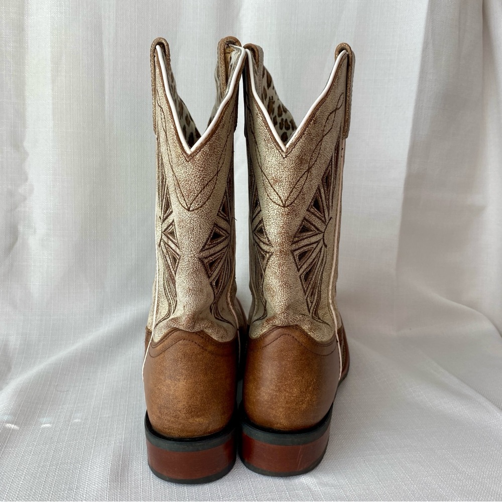 Laredo Kite Days Square Toe Western Cowboy Boots Mid Calf Women’s Size 11 - Picture 5 of 9